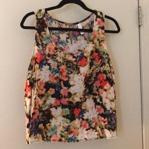 Floral Flowy Crop Top